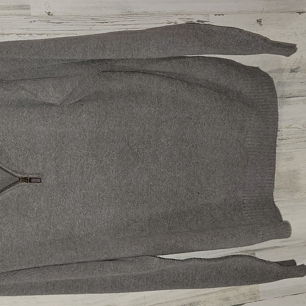OSCAR DE LA RENTA HALF ZIP SWEATER - Picture 3 of 11